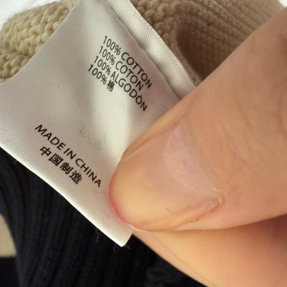 Brandy Melville sweater the Brianna Cotton Dark Navy And White Thick Stripe OS - Picture 7 of 8